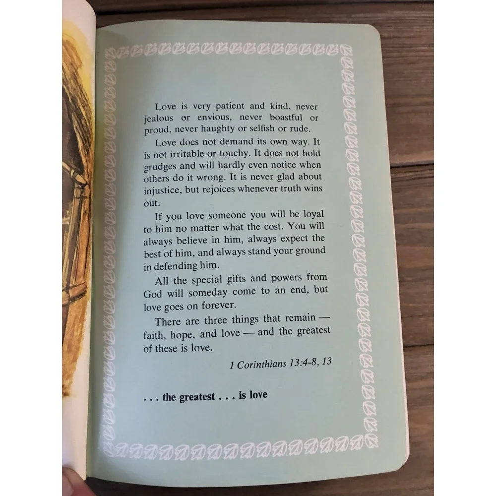 VTG 1973 The Childrens Living Bible Tyndall Illustrated Map Christian Religion